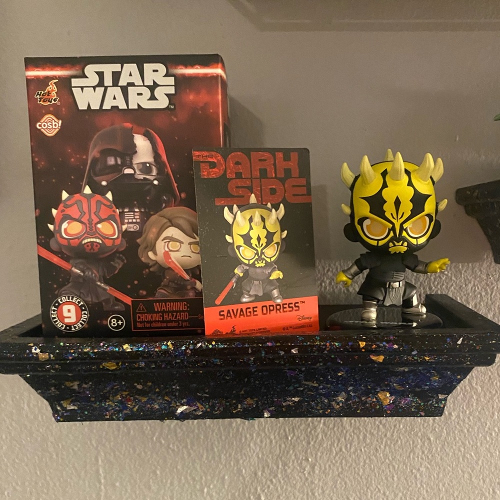 Star Wars Savage Opress Yellow and Black Figure- MINISO Bobblehead